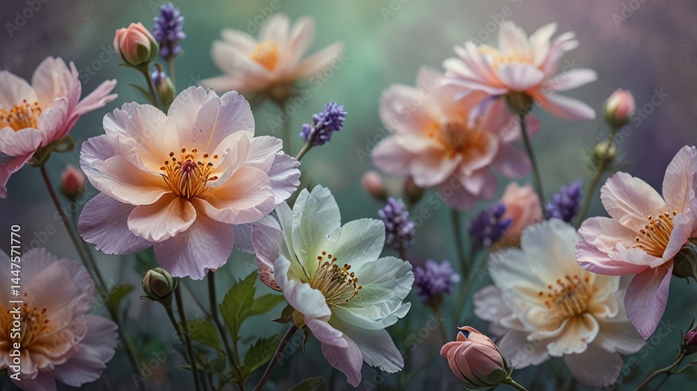 Obraz premium Pastel Flower Bloom