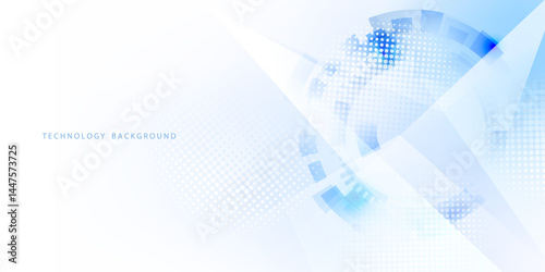 Wallpaper Mural Abstract technology background, modern design vector illustration Torontodigital.ca