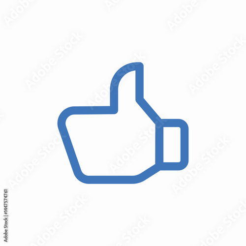 like appreciate icon sign vector