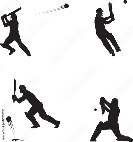 cricket silhouettes