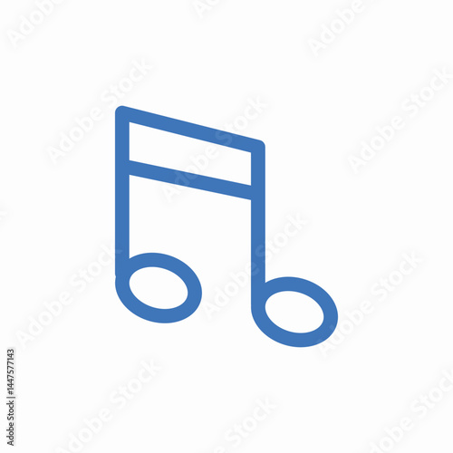 music note icon sign vector