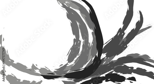 hand drawn vector illustration of an old letter