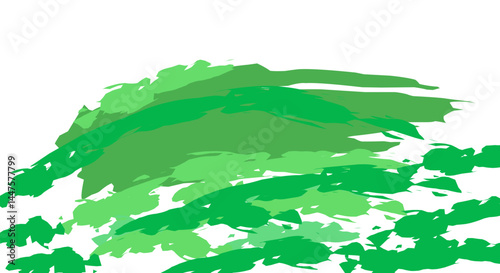 abstract green background with leaves