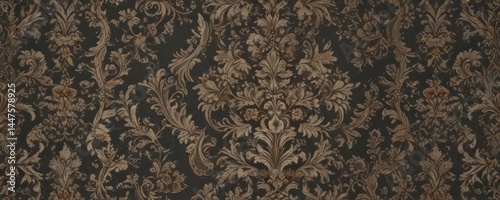 Intricate floral damask wallpaper, elegant design  , elegant wallpaper, leaf