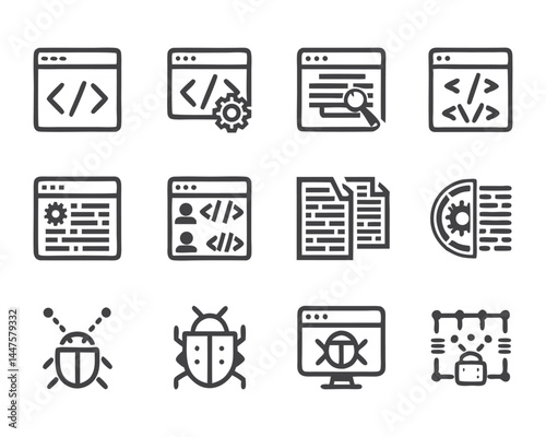 code icon set