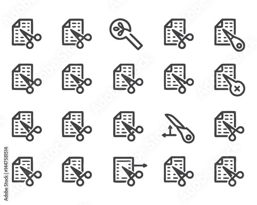 copy icon set