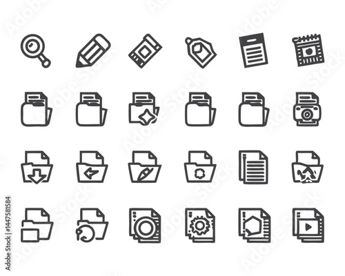 copy icon set