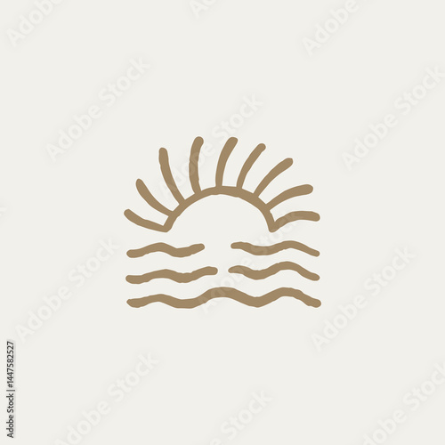 Vintage surf design template for surf club, surf shop, surf merch.
