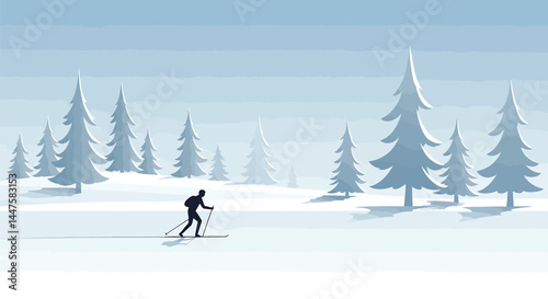 Minimalist Winter Cross-Country Skiing