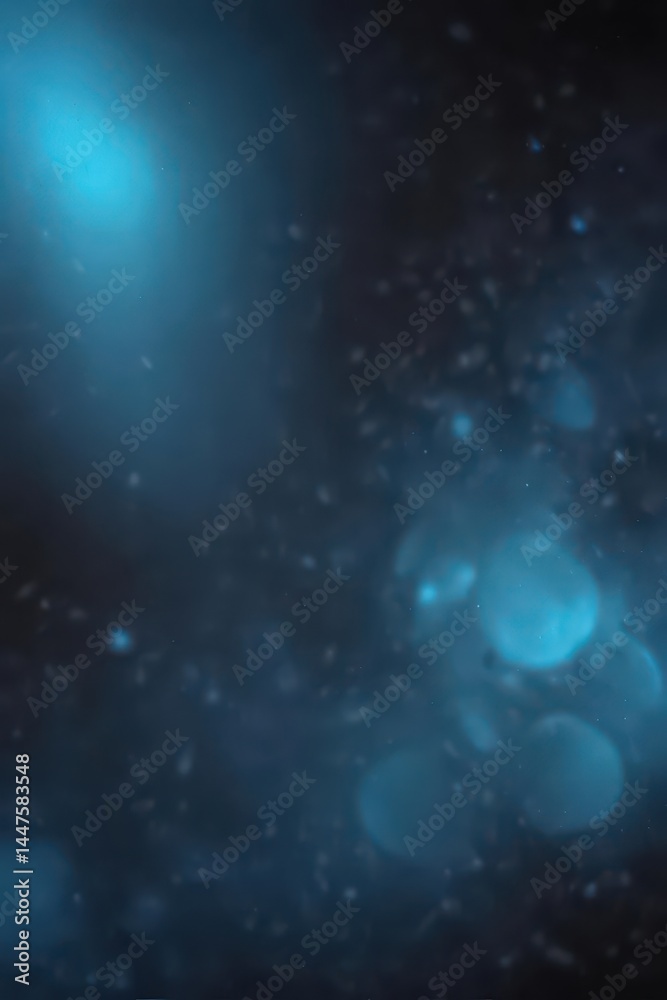 Abstract blue background with black bokeh effect, vivid, scene Abstract blue background with black bokeh effect, vivid, scene
