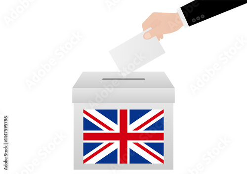 Election in the United Kingdom. Election Concept. Vector Illustration.
