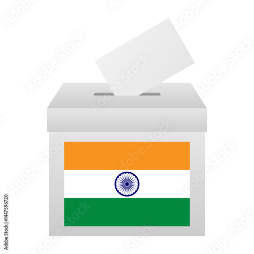 Election in the India. Election Concept. Vector Illustration.