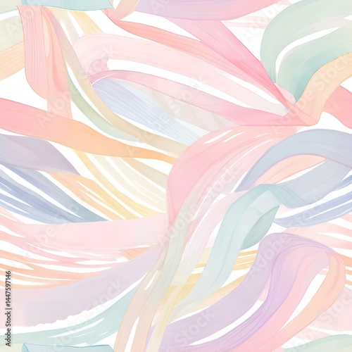 cute ribbon pattern background