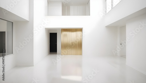 Photo interior modern design room 3d illustration