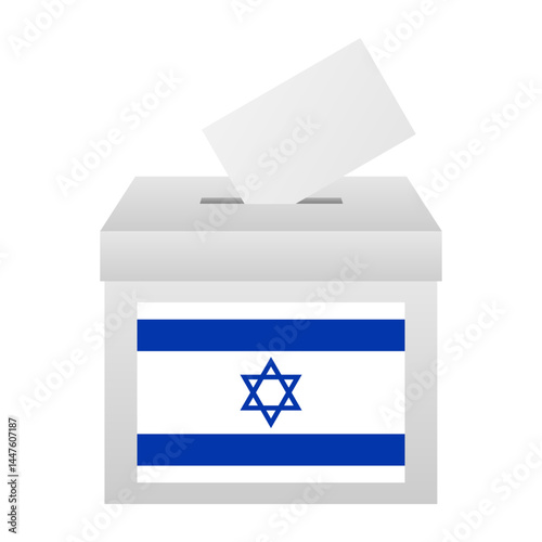 Election in the Israel. Election Concept. Vector Illustration.