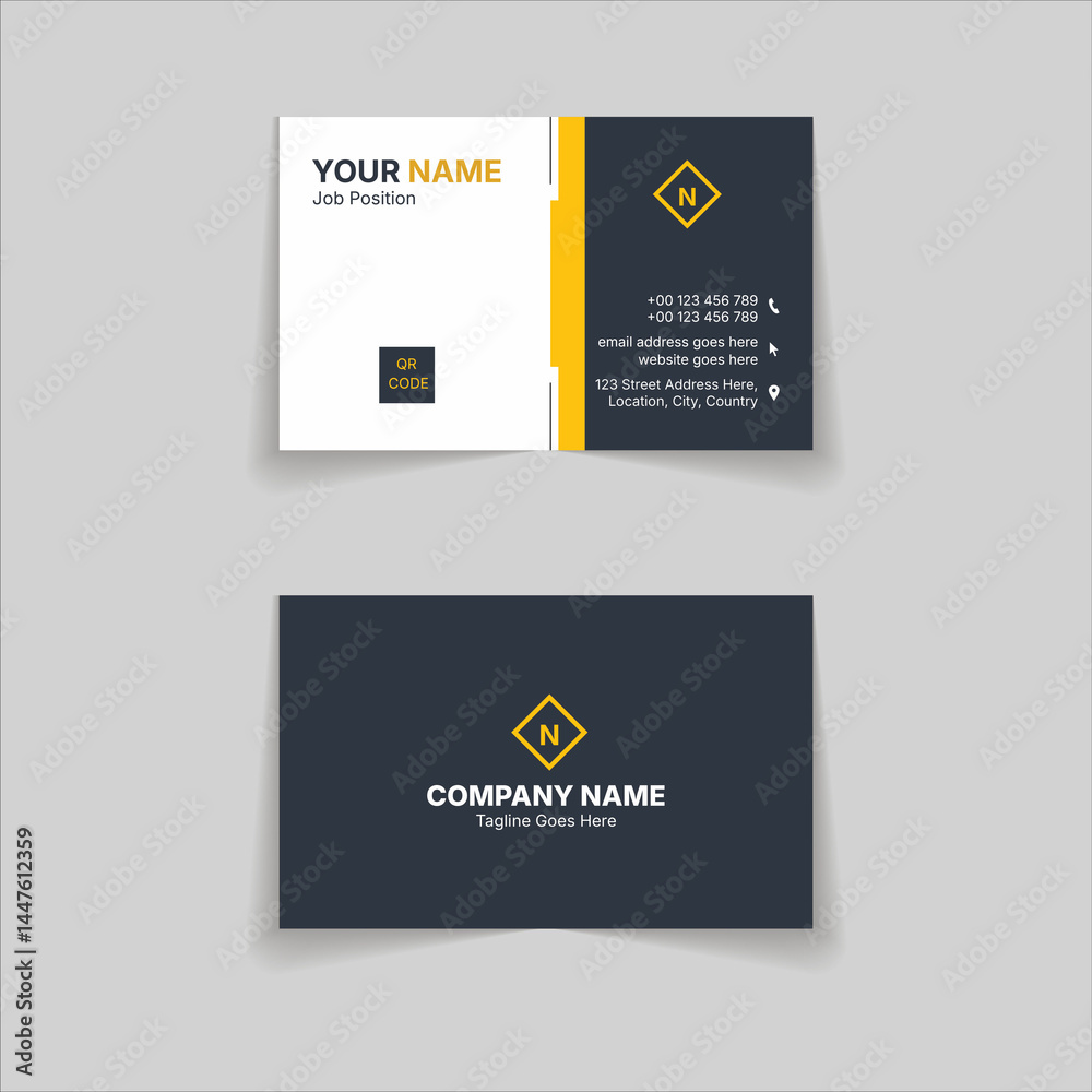 modern business card template modern business card template