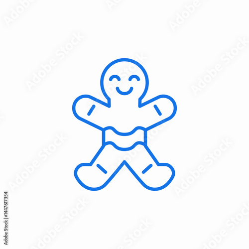 happy playful child icon sign vector