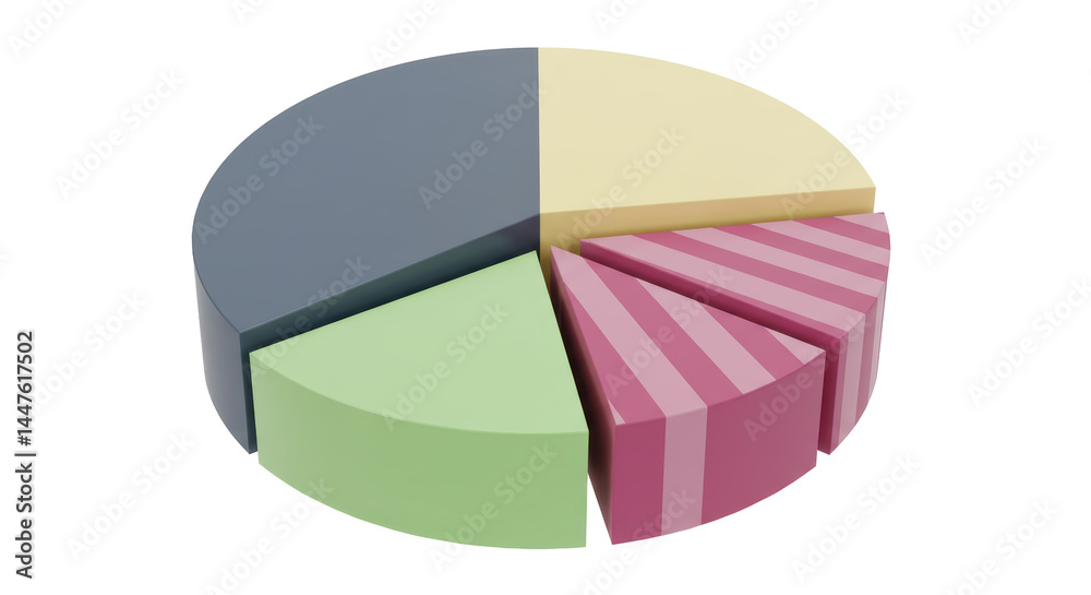 Obraz premium Isolated Pie Chart