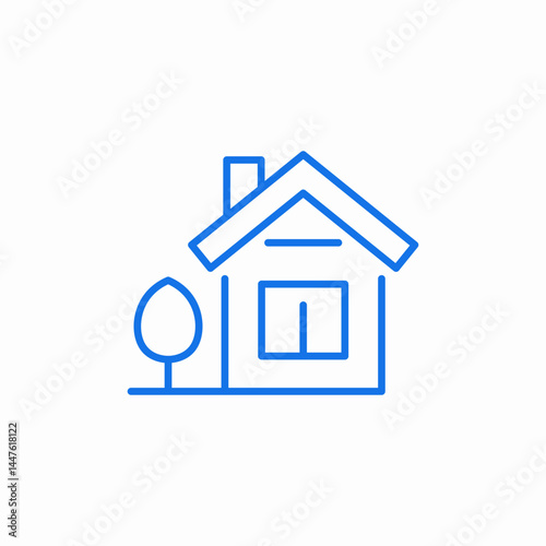 home safety stability icon sign vector