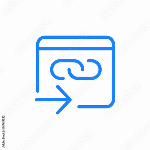 link share icon sign vector