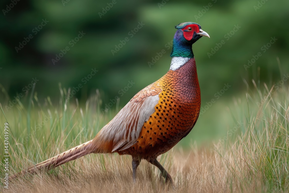 custom made wallpaper toronto digitalPheasant in Grassy Field