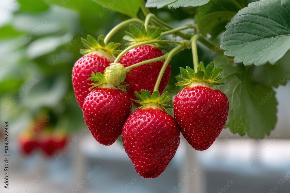 Strawberry on Branch Strawberry on Branch