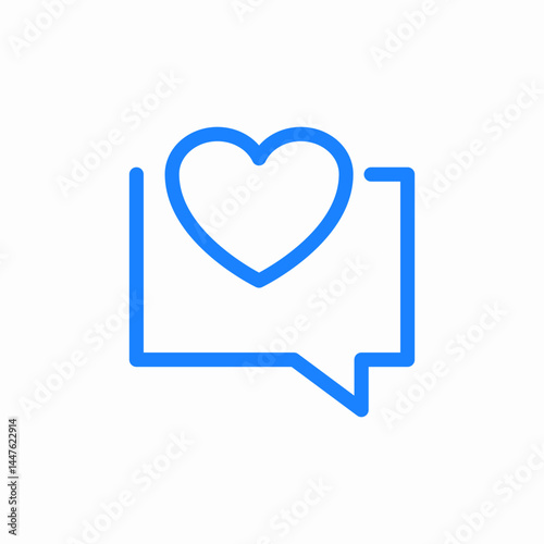 message love icon sign vector