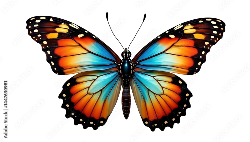 Fototapeta premium butterfly isolated on white