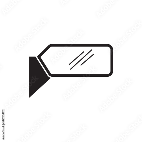 rear view icon