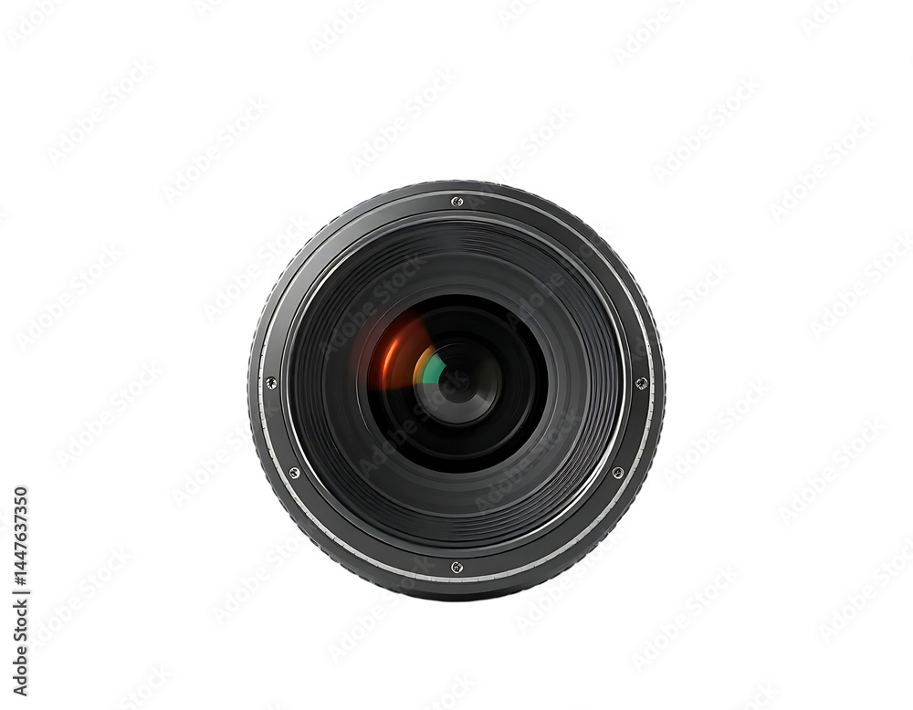 Close-up of a professional camera lens Close-up of a professional camera lens