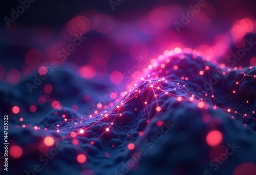 Data technology background network ai and digital big data network connection background with innovation and futuristic