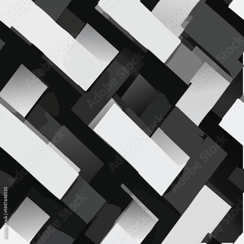 A seamless geometric pattern design featuring elegant, repetitive shapes with a modern and stylish look. Perfect for wallpapers, textile prints, packaging, backgrounds, and digital projects. This high
