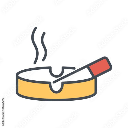 Ashtray Icon Design