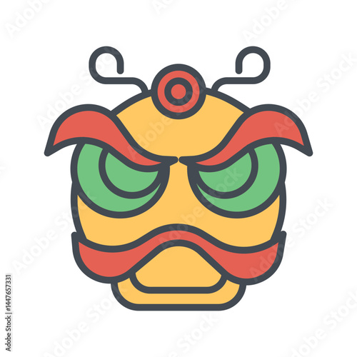 Dragon Dance Icon Design