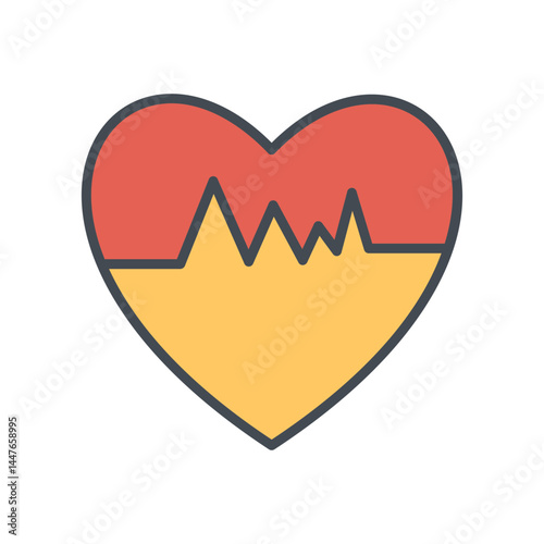 Cardiogram Icon Design