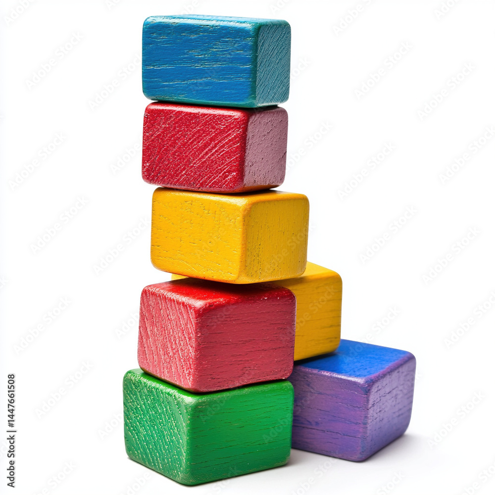 wooden toy bricks