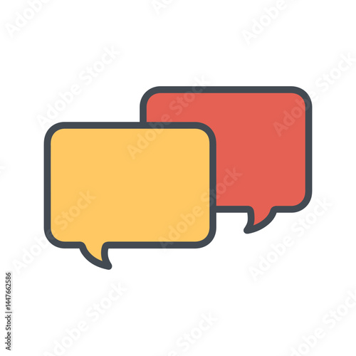 Message Bubble Icon Design