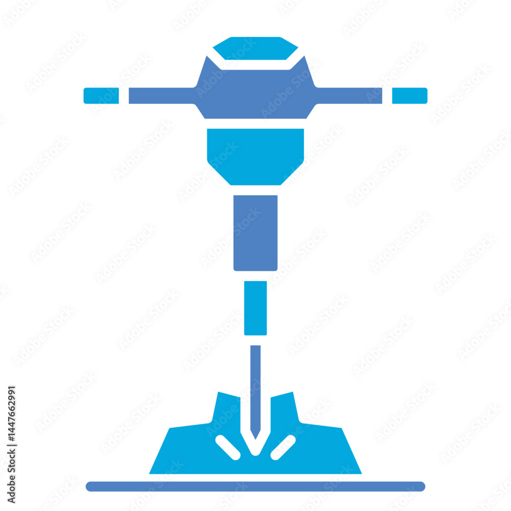Fototapeta premium Jackhammer Icon