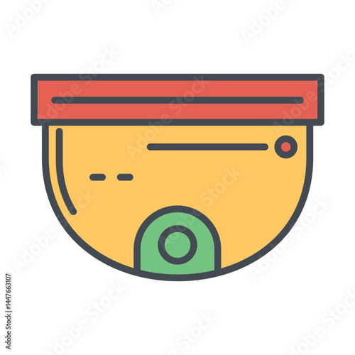 Security Camera Icon Design