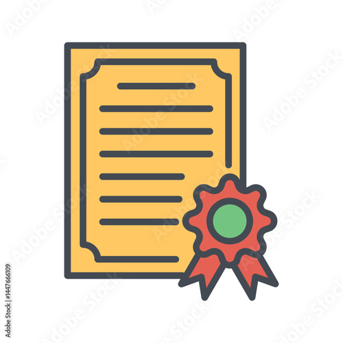 Certificate Icon Design