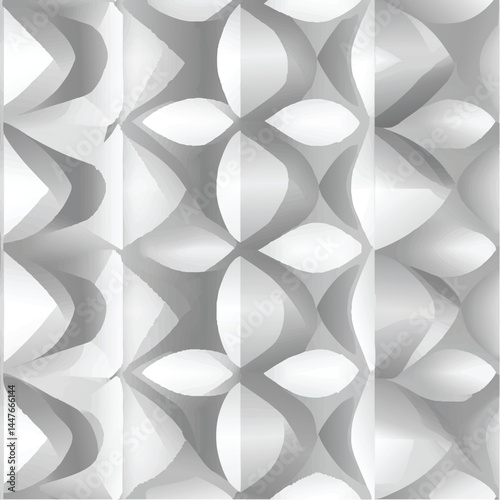 A seamless geometric pattern design featuring elegant, repetitive shapes with a modern and stylish look. Perfect for wallpapers, textile prints, packaging, backgrounds, and digital projects. This high