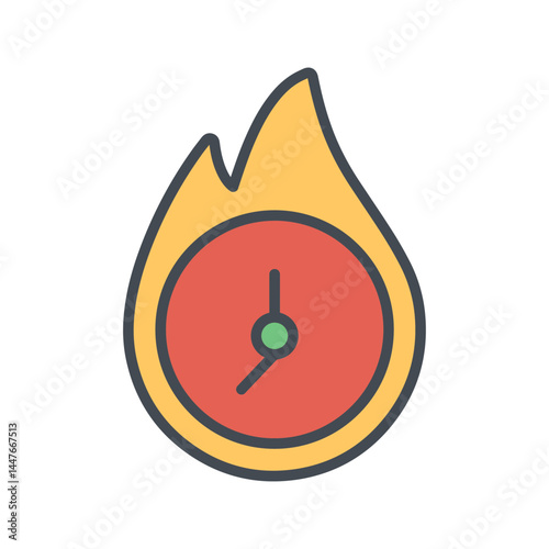 Deadline Icon Design