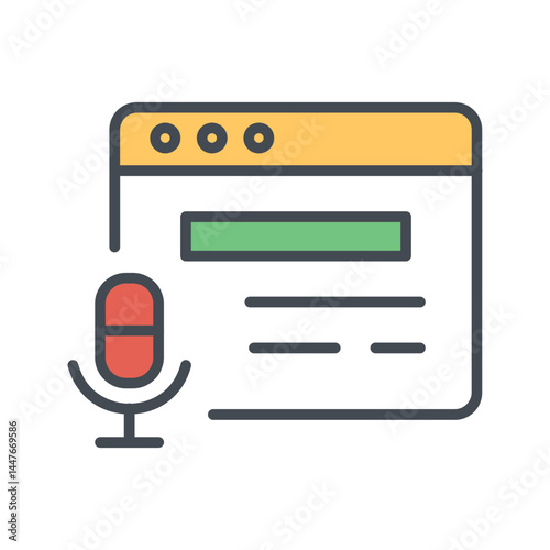 Podcast Website Icon Design
