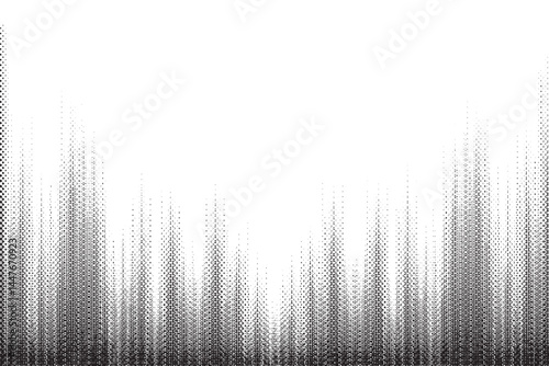 Black grunge Texture on White Background . Modern Vector Art . Old Paper Effect with Comic Texture . Abstract Wall Design . Grunge Comic Texture Overlay . Vintage Paper Look	