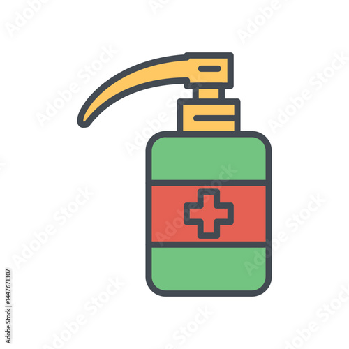 Sanitizer Icon Design