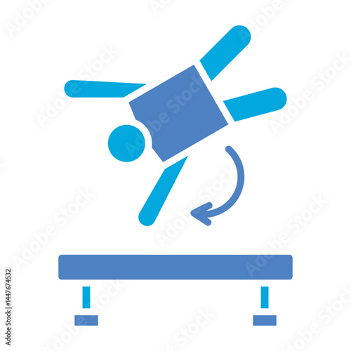 Acrobat jump Icon