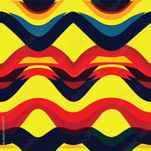 A seamless geometric pattern design featuring elegant, repetitive shapes with a modern and stylish look. Perfect for wallpapers, textile prints, packaging, backgrounds, and digital projects. This high