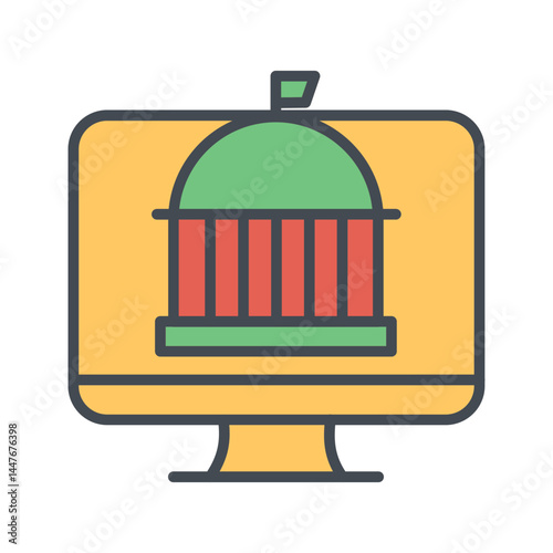 Digital Governance Icon Design