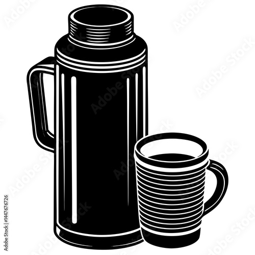 black coffee mug