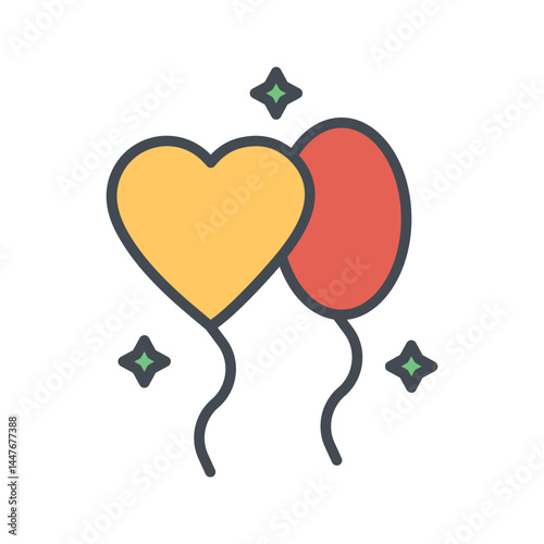 Celebration Symbols Icon Design